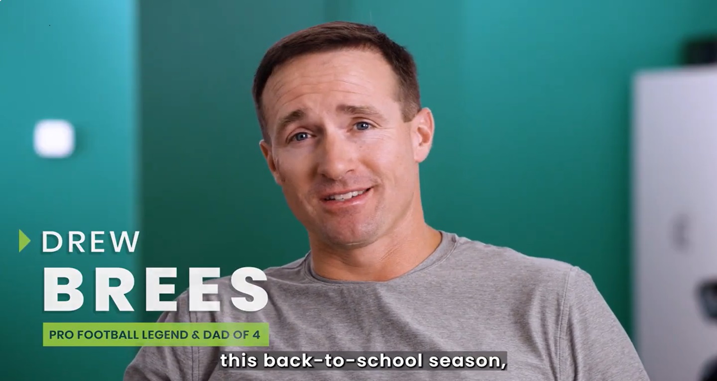 Drew Brees Tackles Back-to-School Season with Great Clips